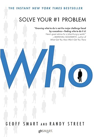 Who by Geoff Smart and Randy Street cover